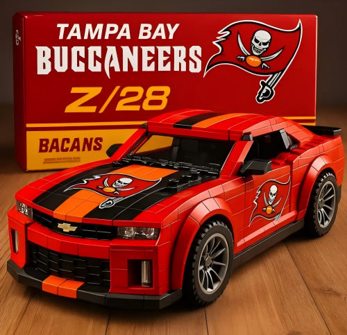 2026 New Football Team Building Blocks Car