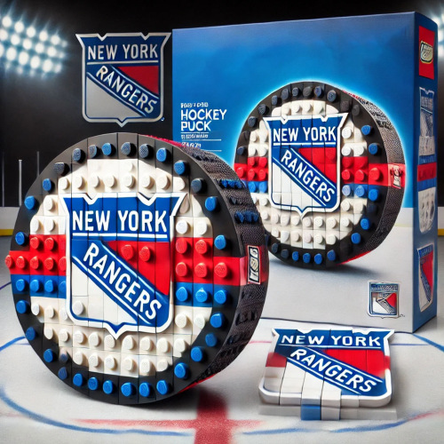 2026 New Hockey Team Ice Hockey Puck Building Blocks