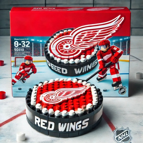 2026 New Hockey Team Ice Hockey Puck Building Blocks