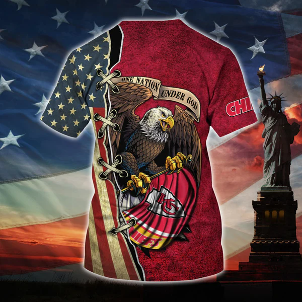 Football Team One Nation Under God 3D T-shirt