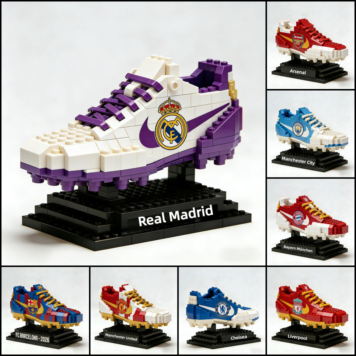 2026 New Soccer Team Shoes Building Blocks