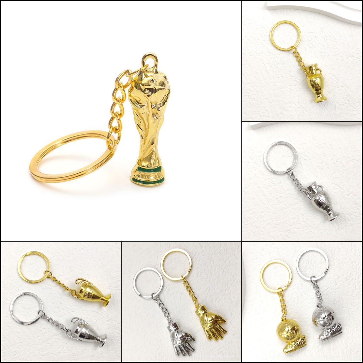 2026 New Soccer Trophy Keychain