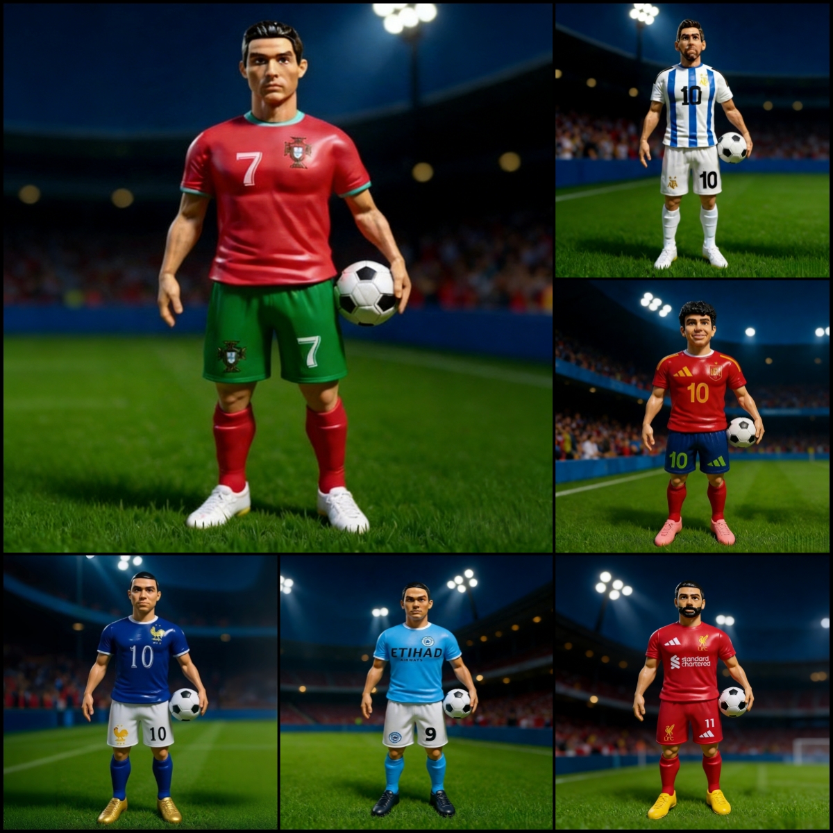 2026 New Soccer Legendary Player Figure