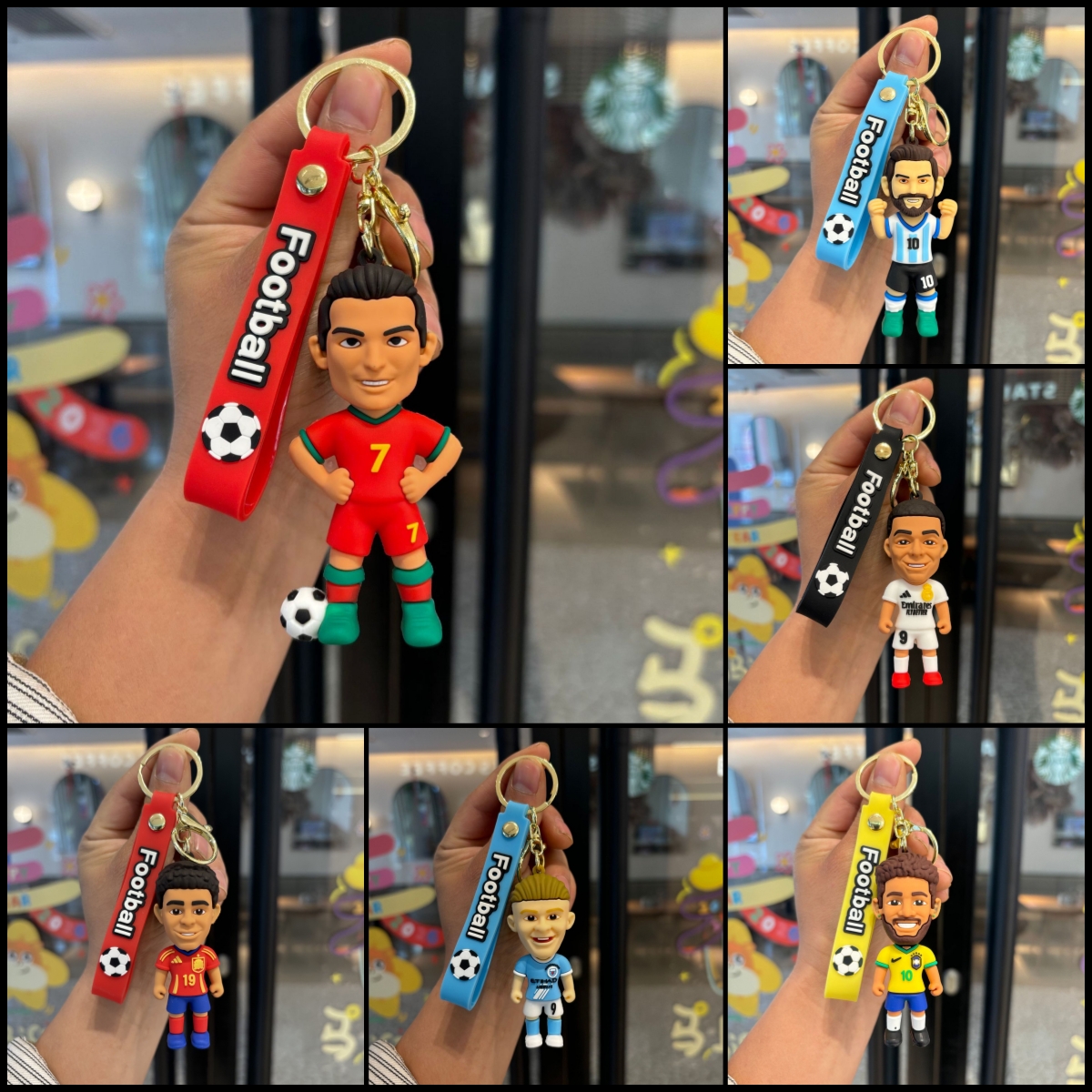 2026 New Soccer Legendary Player Keychain