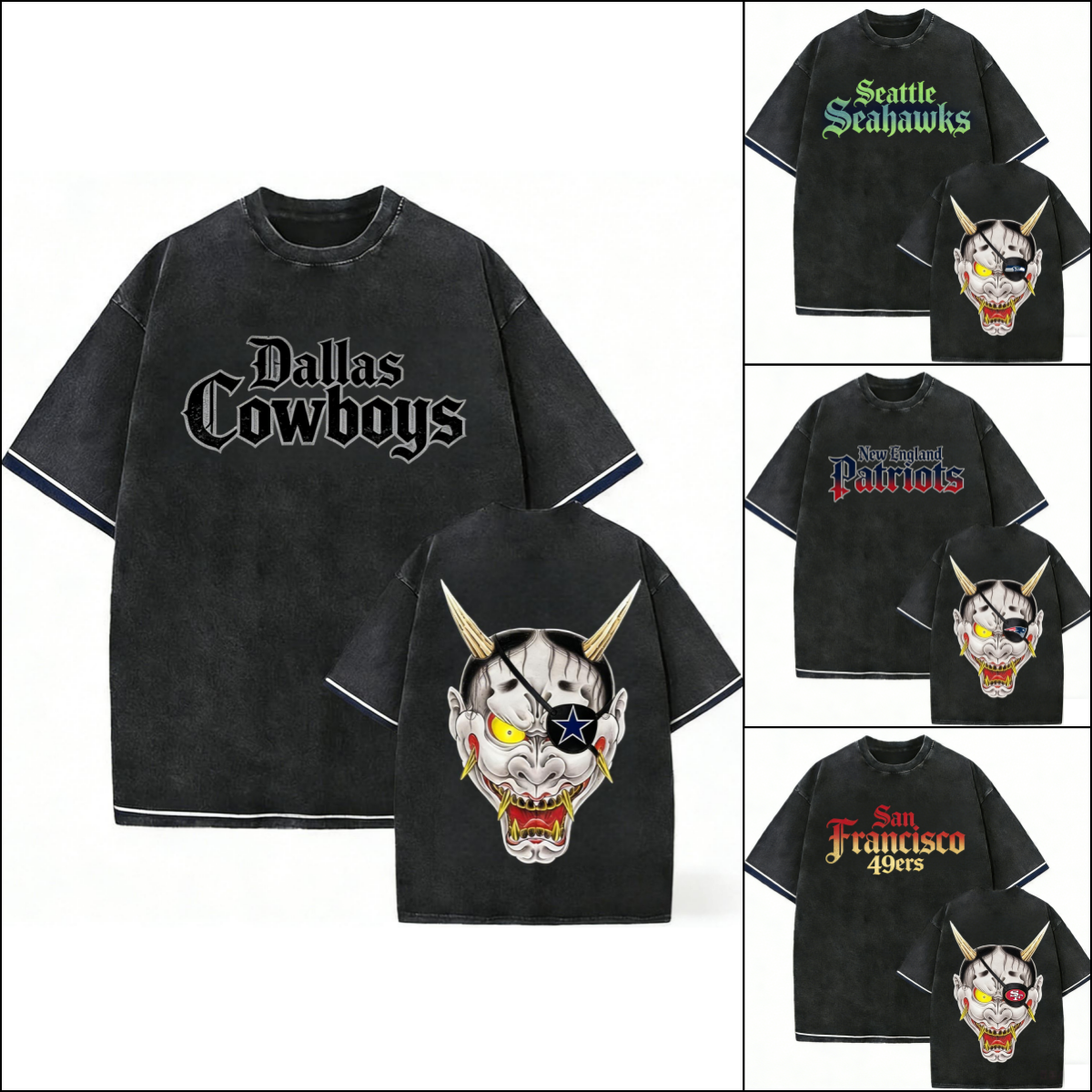 Football Team Hannya T-shirt