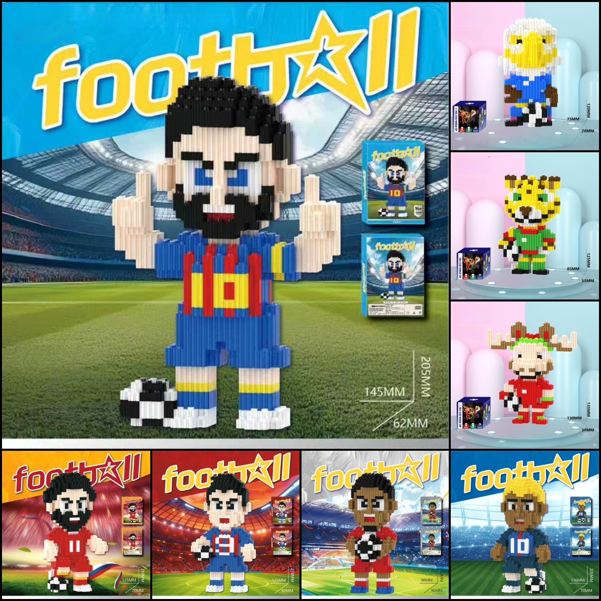 2026 Legendary Football Player Building Blocks