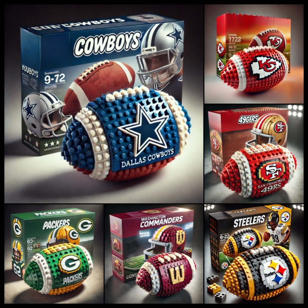 2026 New Football Team Football Building Blocks