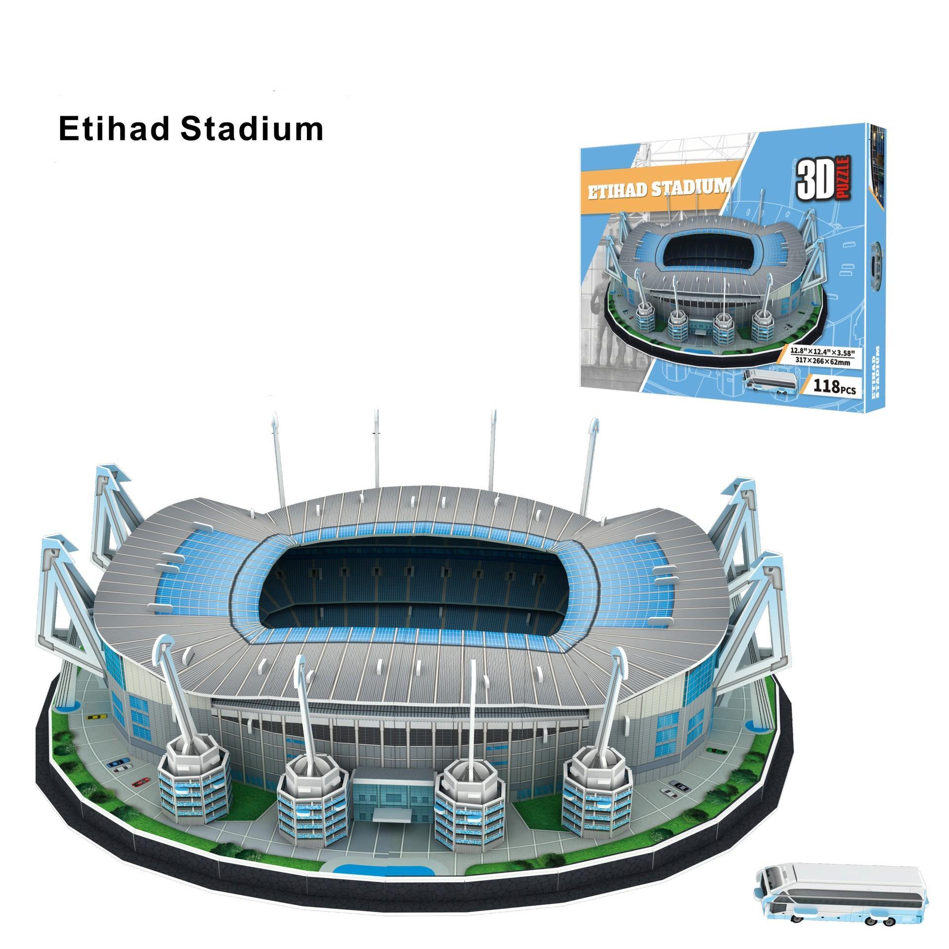 2022 World Cup Qatar Soccer Field 3D Model Puzzle