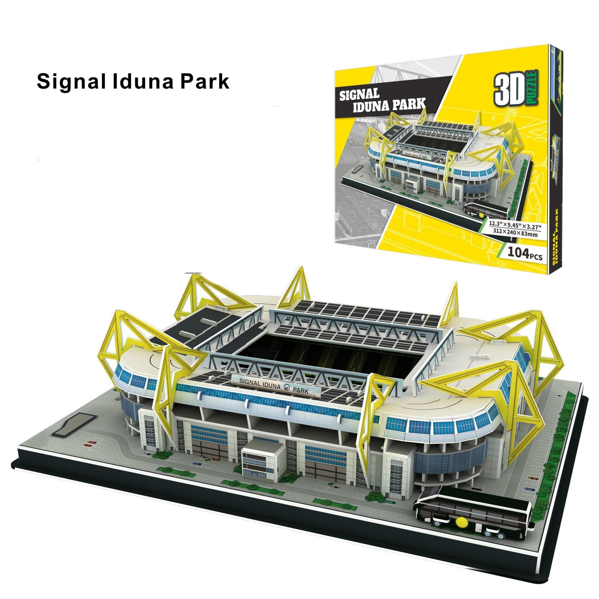2022 World Cup Qatar Soccer Field 3D Model Puzzle