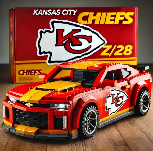 2026 New Football Team Building Blocks Car