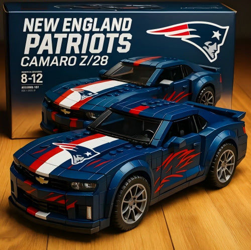 2026 New Football Team Building Blocks Car