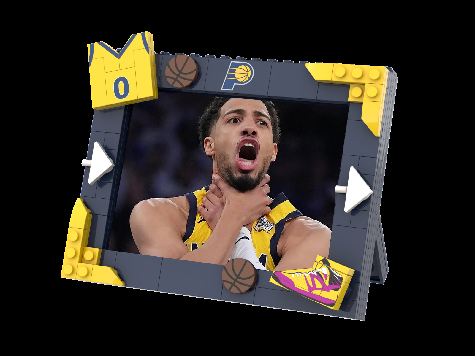 2026 Basketball Team Commemorative Photo Frame Building Blocks