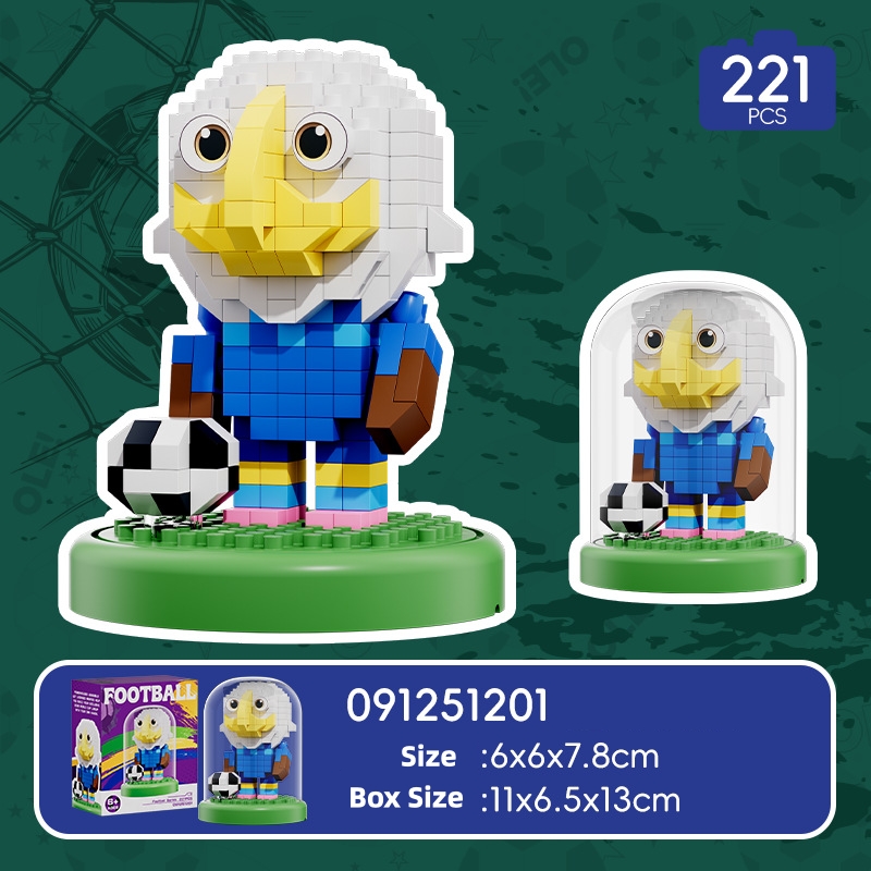 2026 New World Cup Cute Micro Blocks