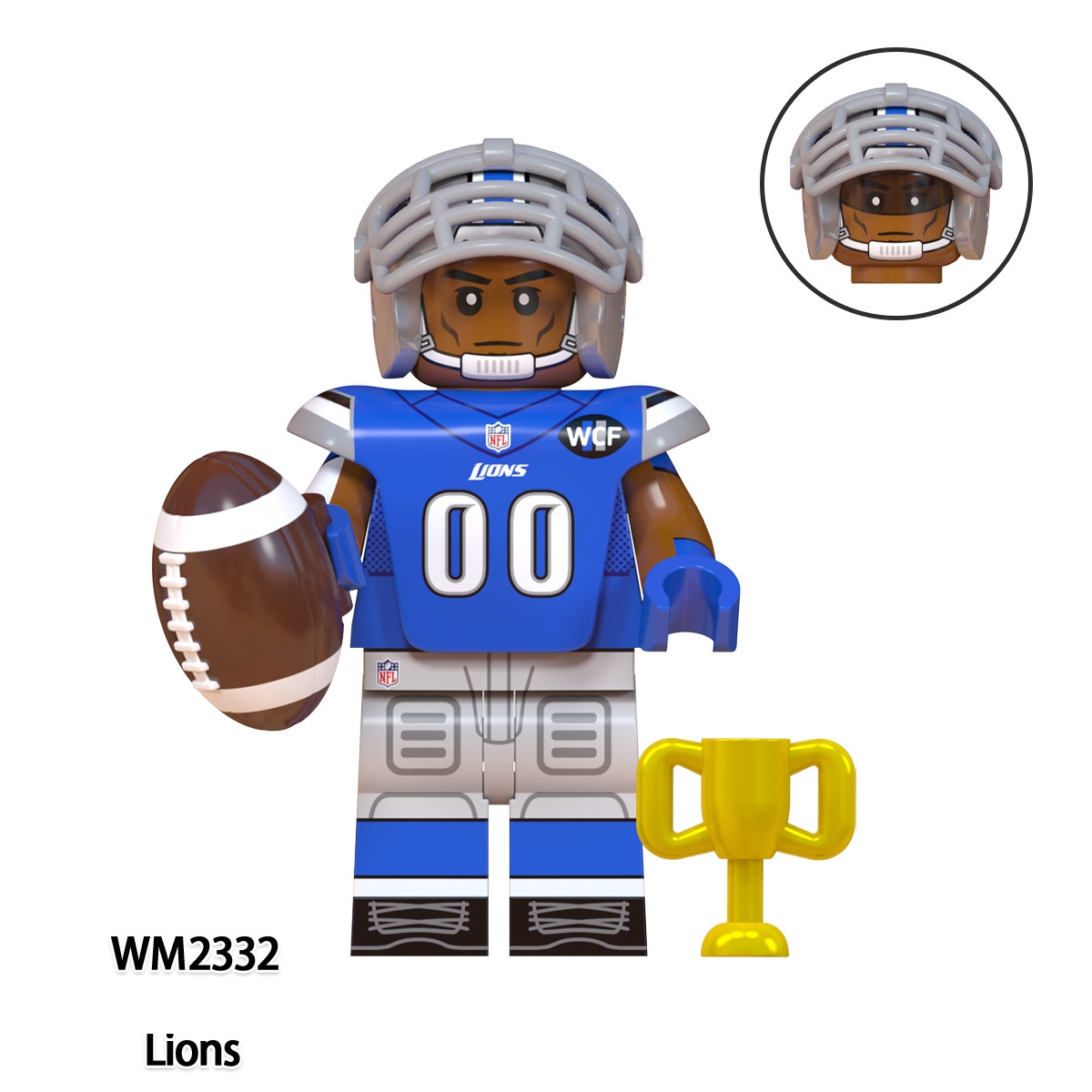 2026 New Football Team Figure Building Blocks