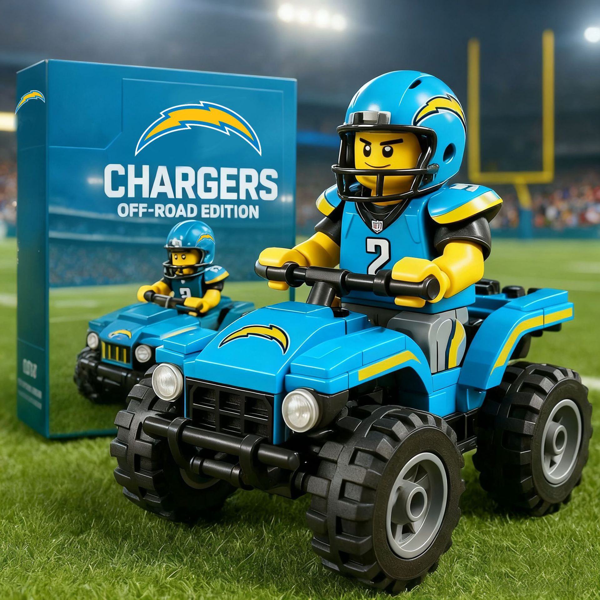 2026 New Football Team All-Terrain Vehicle Building Blocks