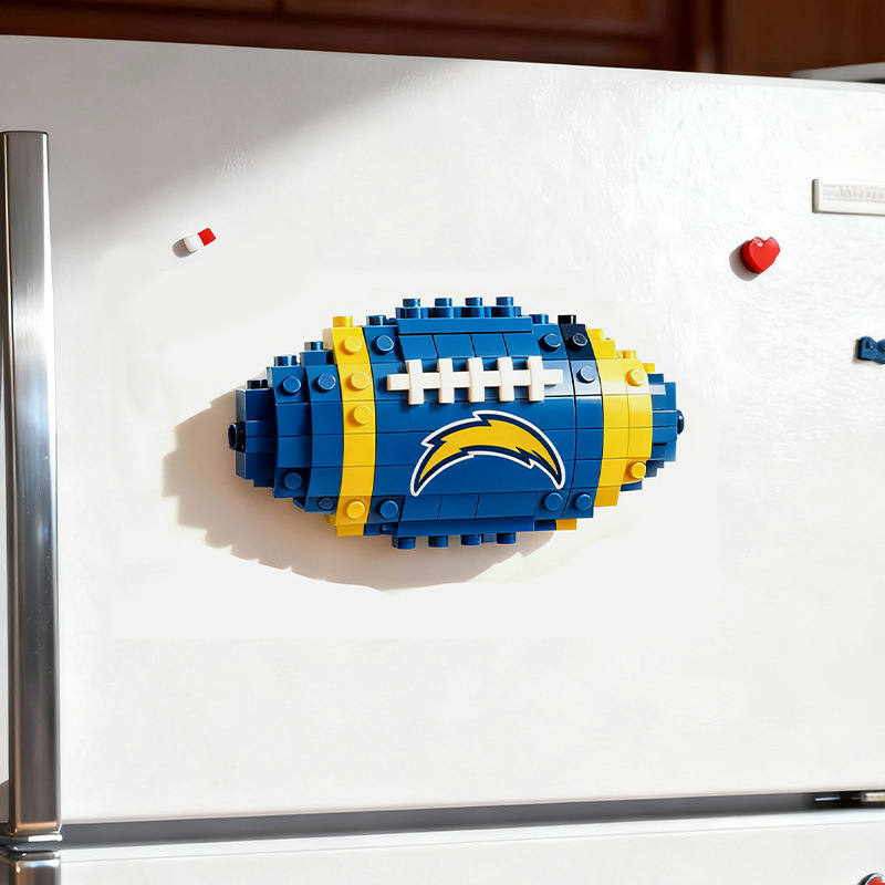 2026 New Football Team Building Blocks Refrigerator Magnet