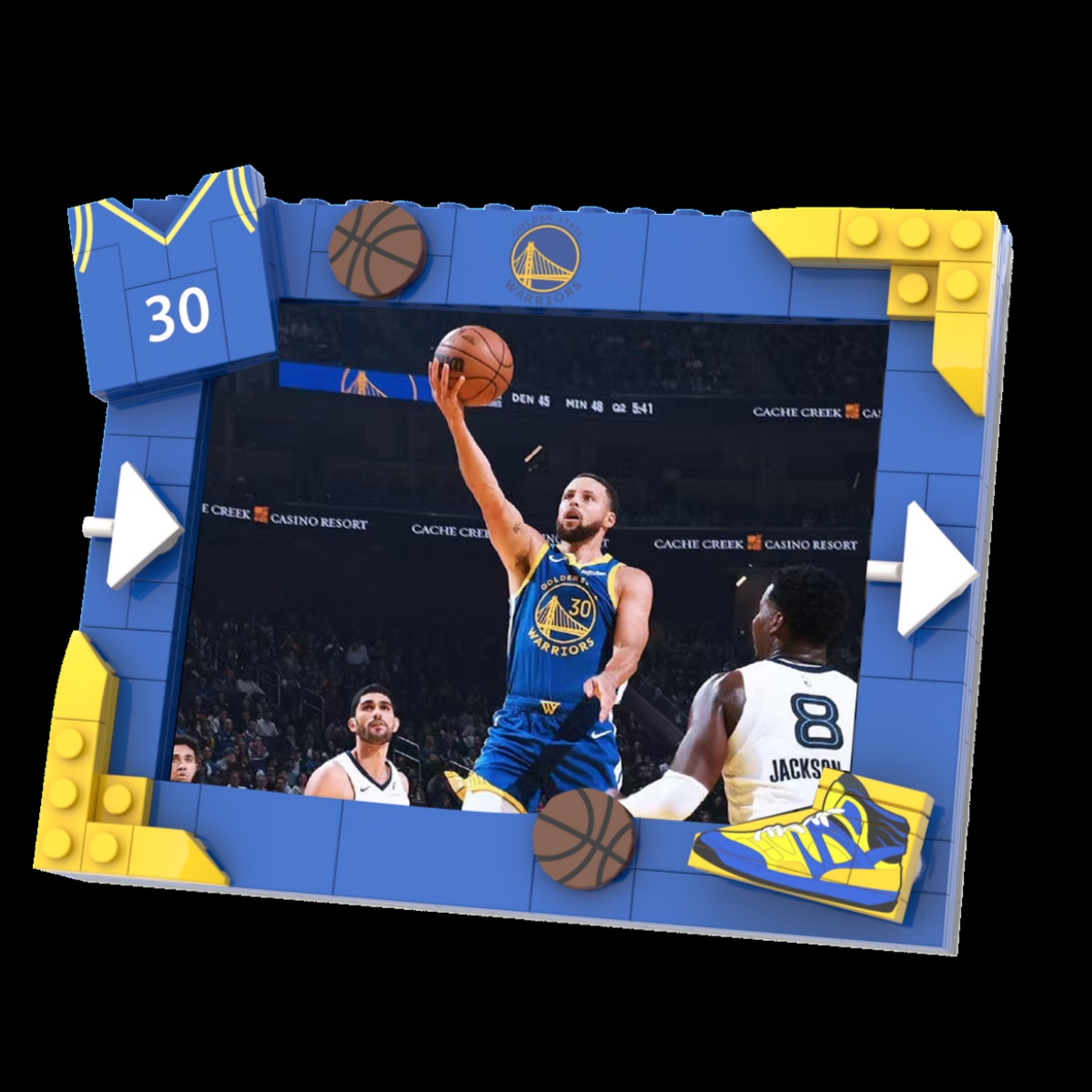 2026 Basketball Team Commemorative Photo Frame Building Blocks