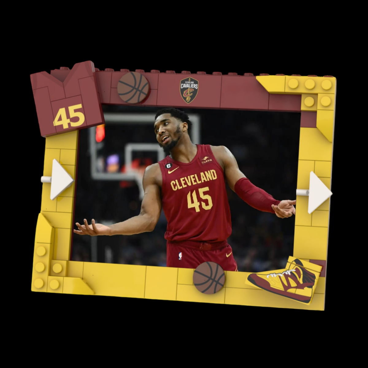 2026 Basketball Team Commemorative Photo Frame Building Blocks