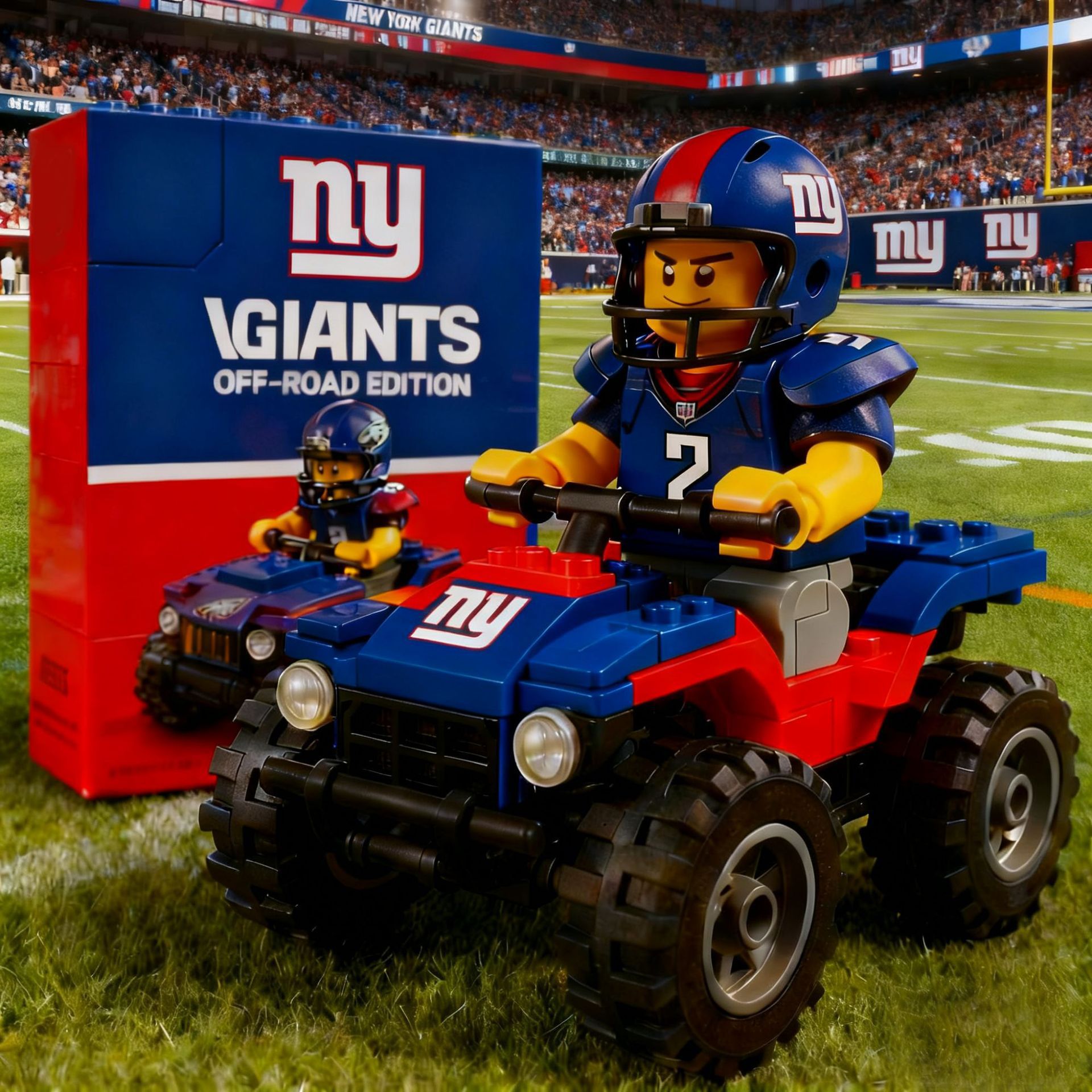 2026 New Football Team All-Terrain Vehicle Building Blocks