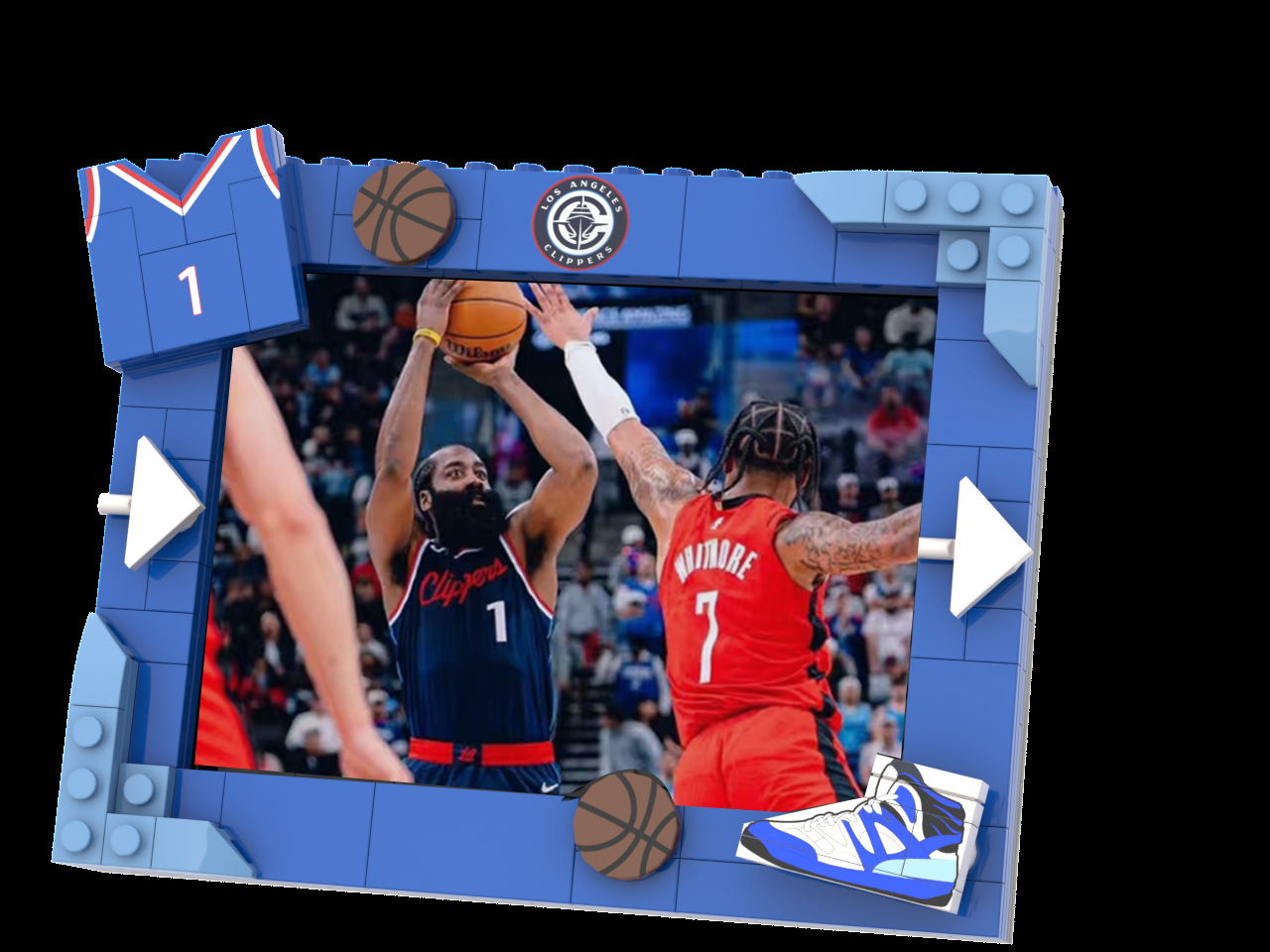 2026 Basketball Team Commemorative Photo Frame Building Blocks