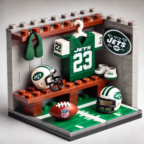 2026 New Football Team Locker Room Building Blocks