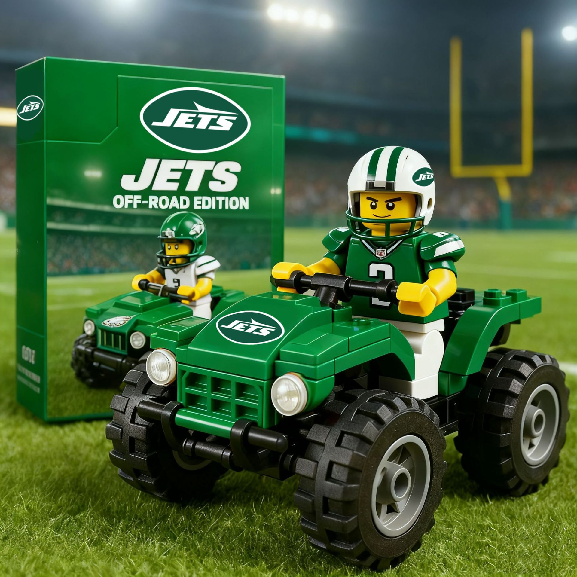 2026 New Football Team All-Terrain Vehicle Building Blocks