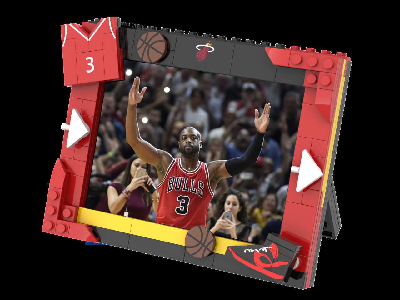 2026 Basketball Team Commemorative Photo Frame Building Blocks