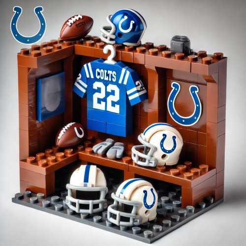 Indianapolis Colts Locker Room Building Blocks