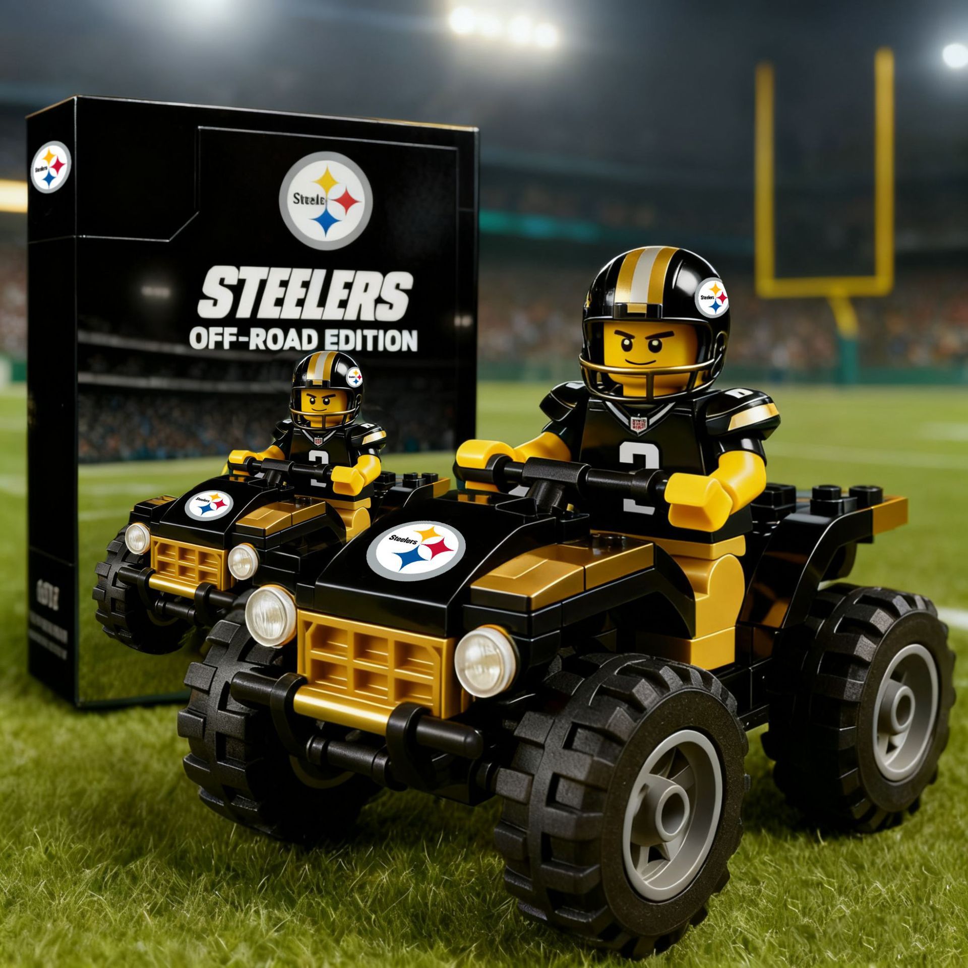 2026 New Football Team All-Terrain Vehicle Building Blocks