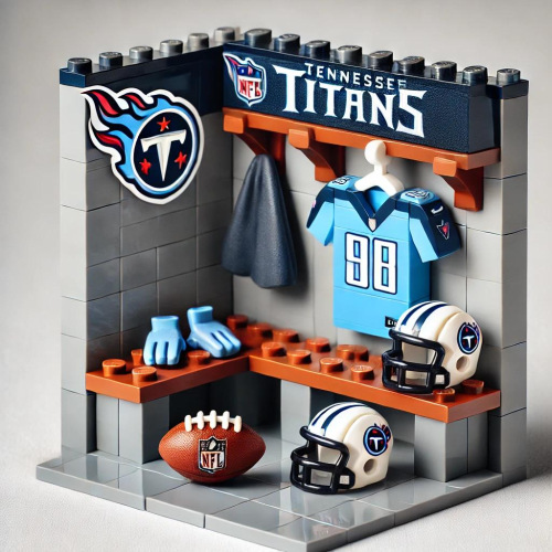 Tennessee Titans Locker Room Building Blocks