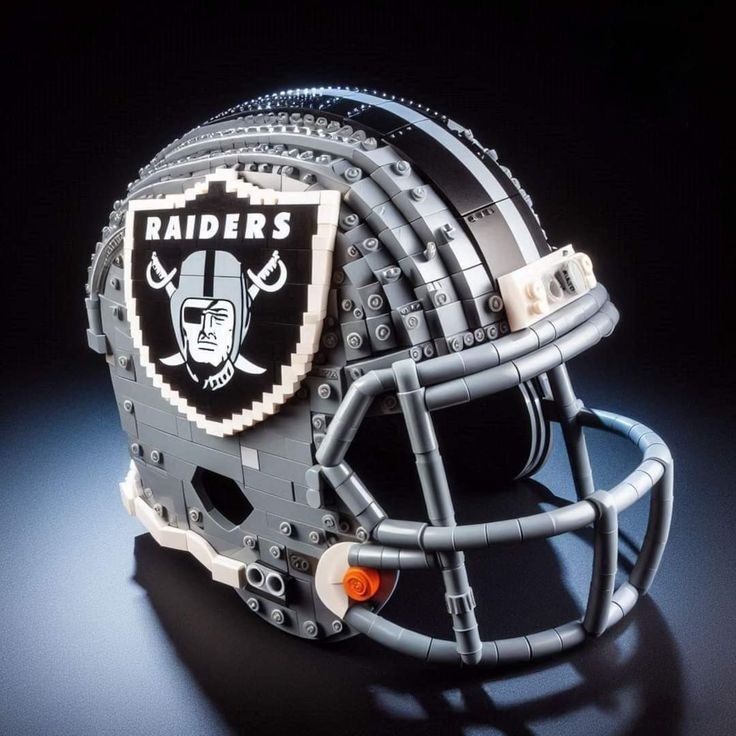 Football Team Helmet Building Blocks