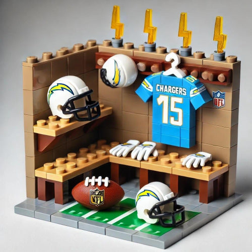 2026 New Football Team Locker Room Building Blocks