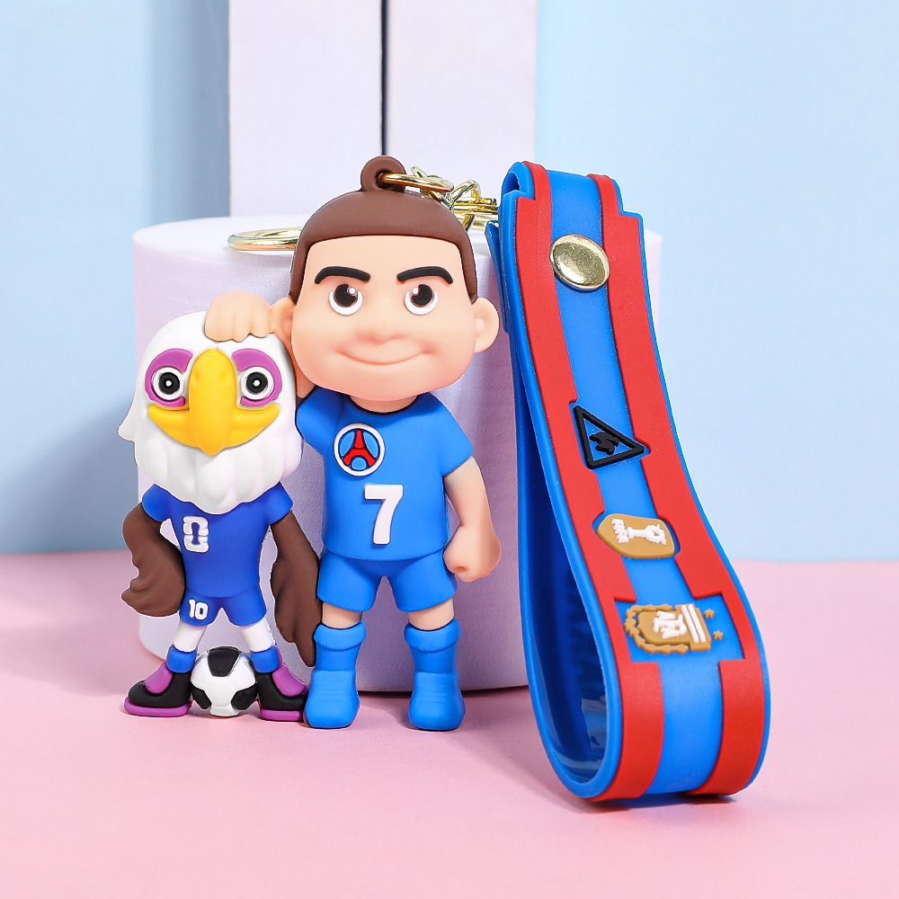 2026 New Soccer Legendary Player Keychain Set 3pcs
