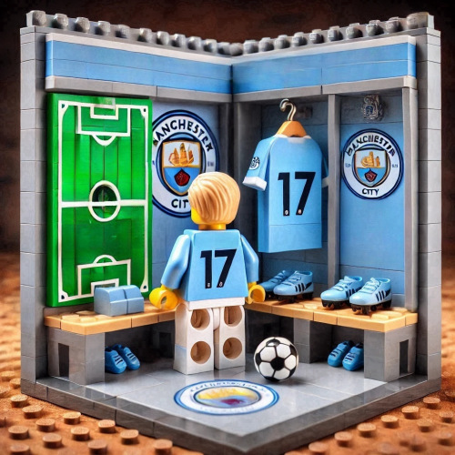 2026 New Soccer Team Locker Room Building Blocks