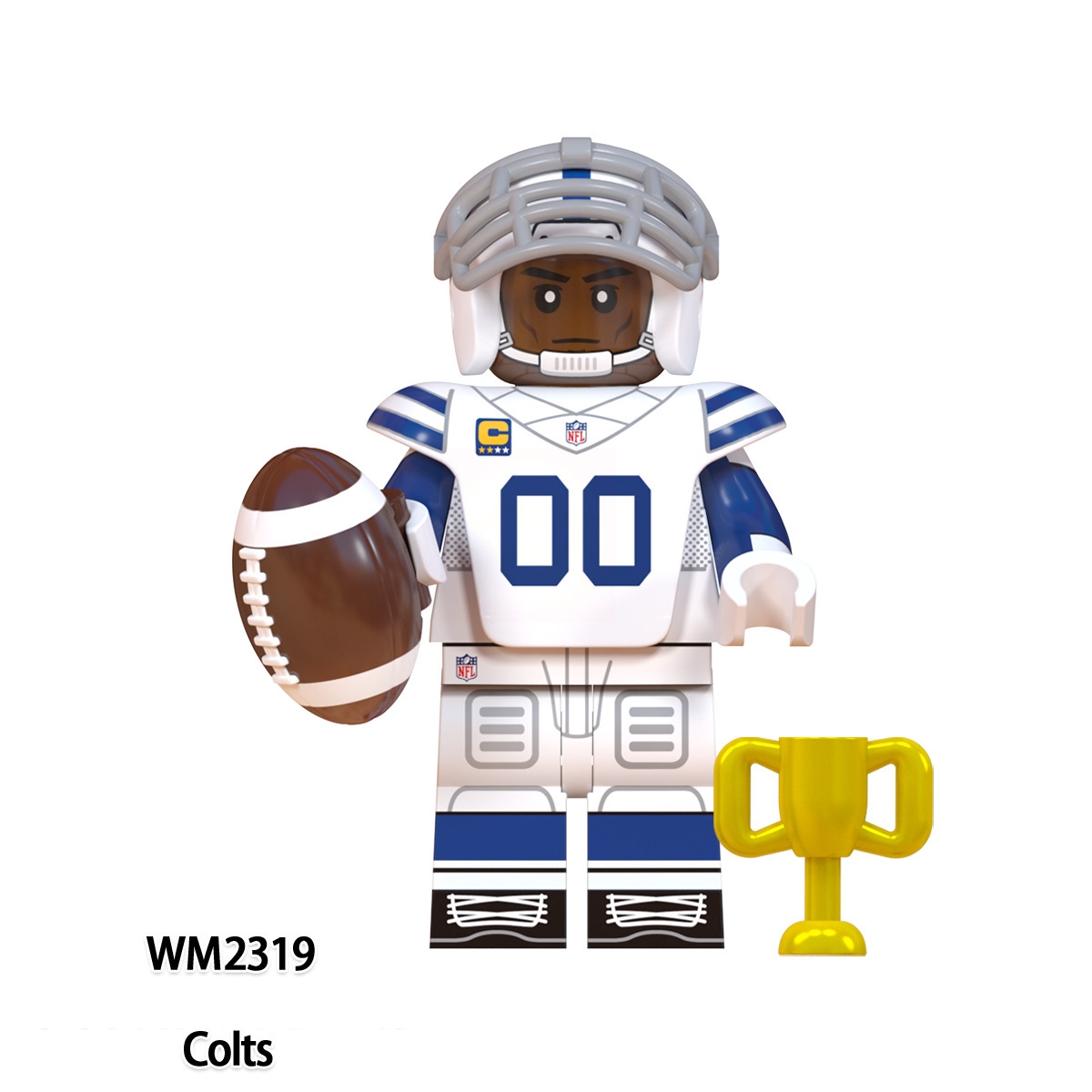 2026 New Football Team Figure Building Blocks