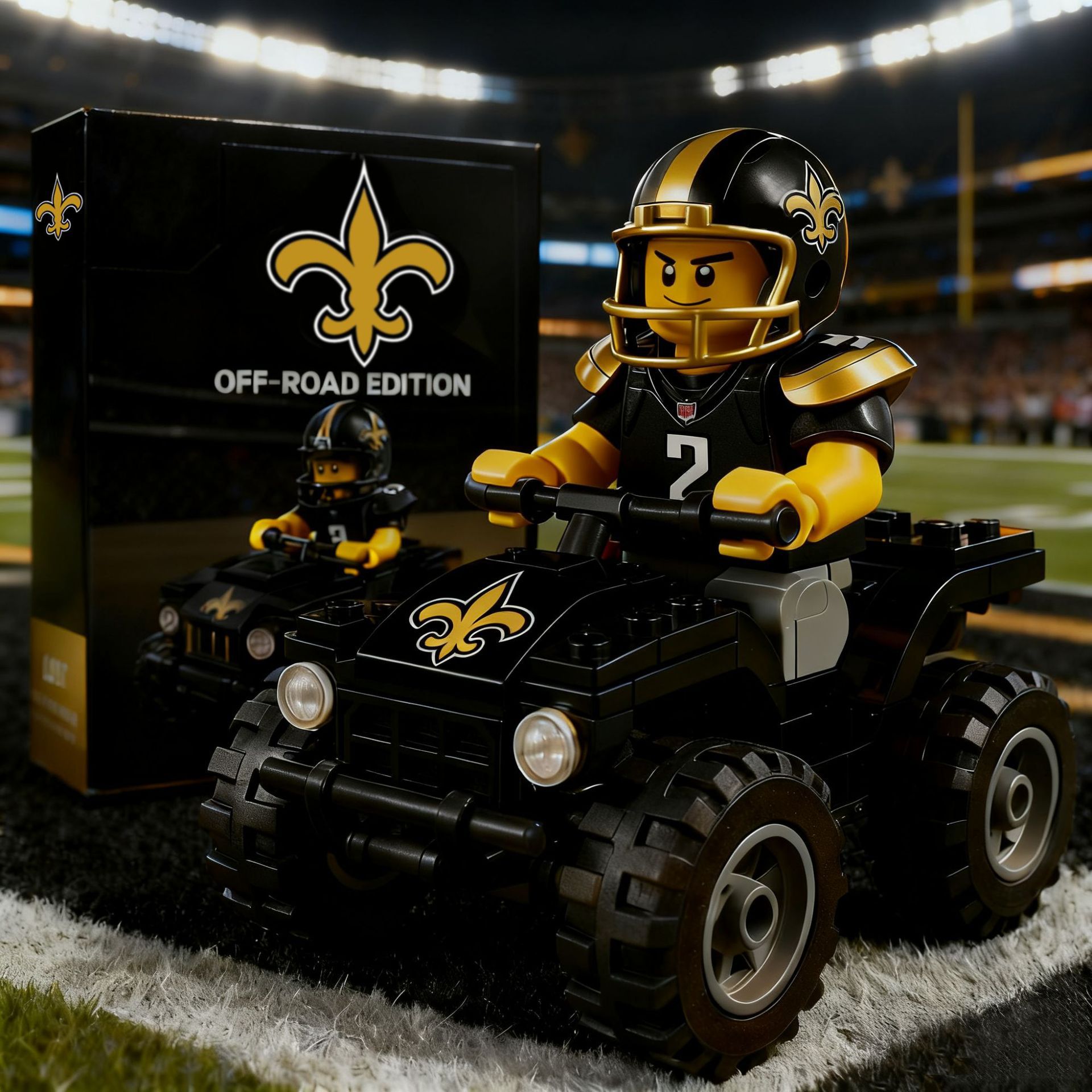 2026 New Football Team All-Terrain Vehicle Building Blocks