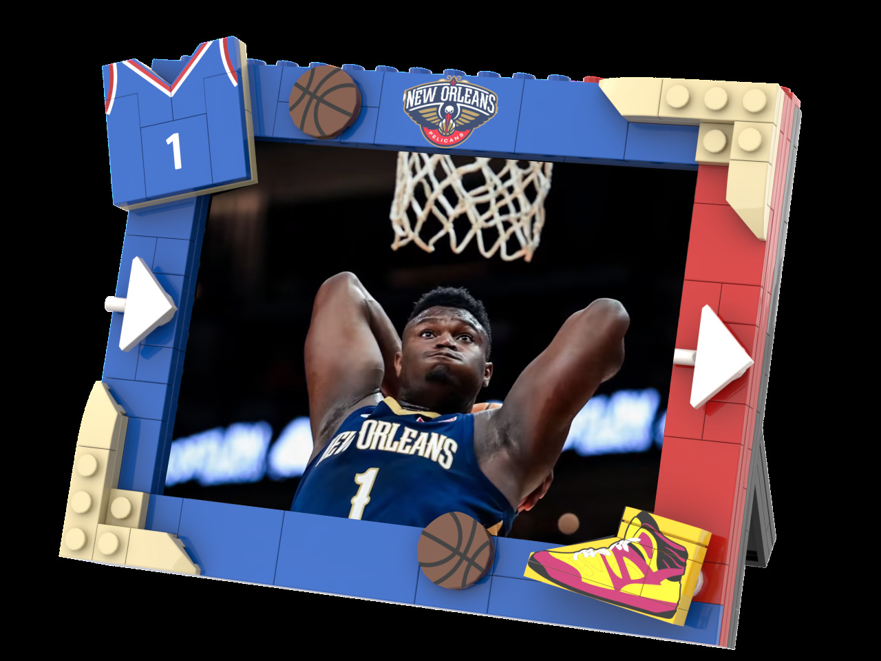 2026 Basketball Team Commemorative Photo Frame Building Blocks