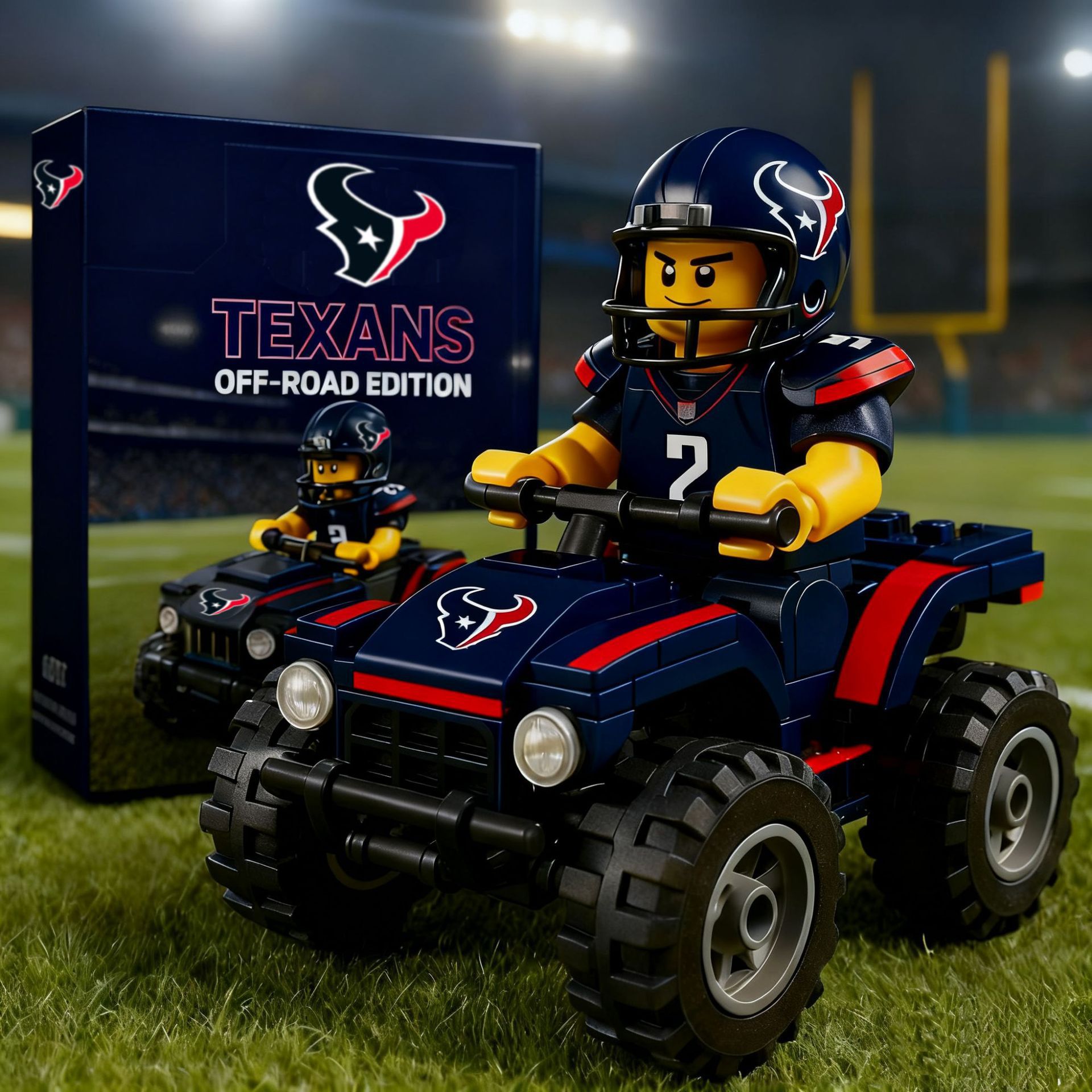 2026 New Football Team All-Terrain Vehicle Building Blocks