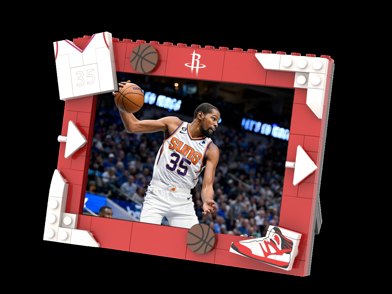 2026 Basketball Team Commemorative Photo Frame Building Blocks