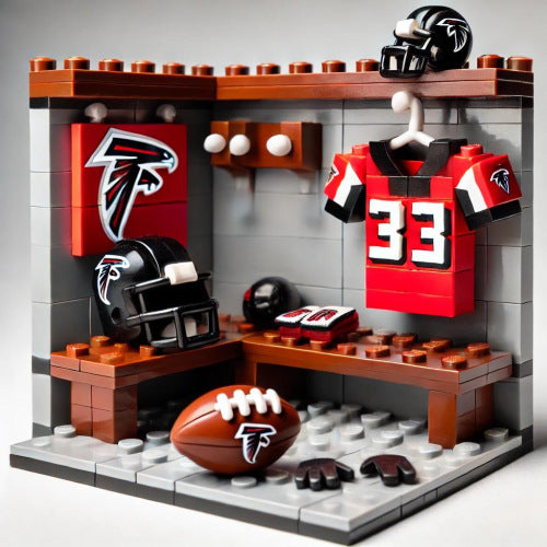 2026 New Football Team Locker Room Building Blocks