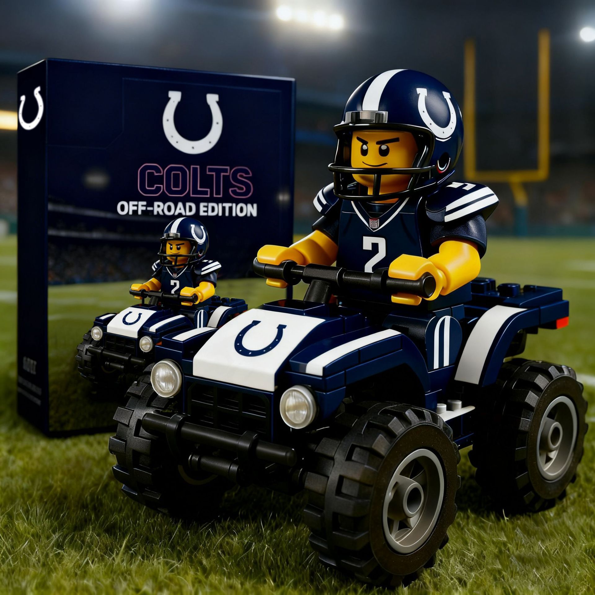 2026 New Football Team All-Terrain Vehicle Building Blocks