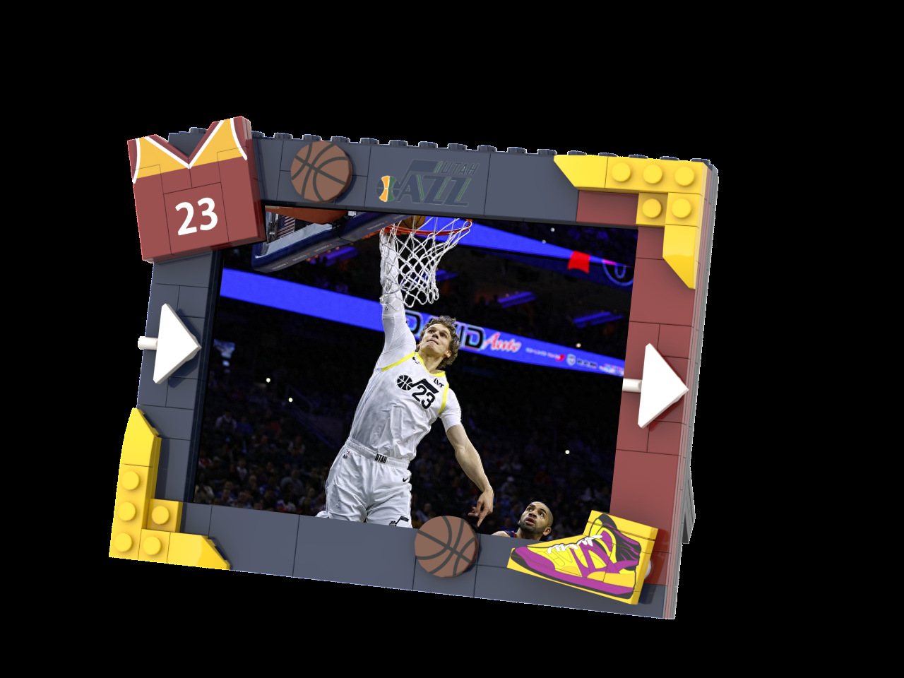 2026 Basketball Team Commemorative Photo Frame Building Blocks