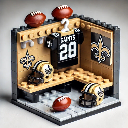 2026 New Football Team Locker Room Building Blocks