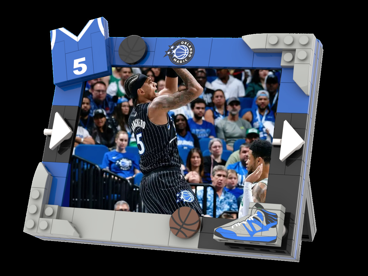 2026 Basketball Team Commemorative Photo Frame Building Blocks