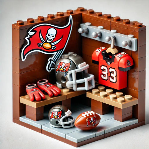 2026 New Football Team Locker Room Building Blocks