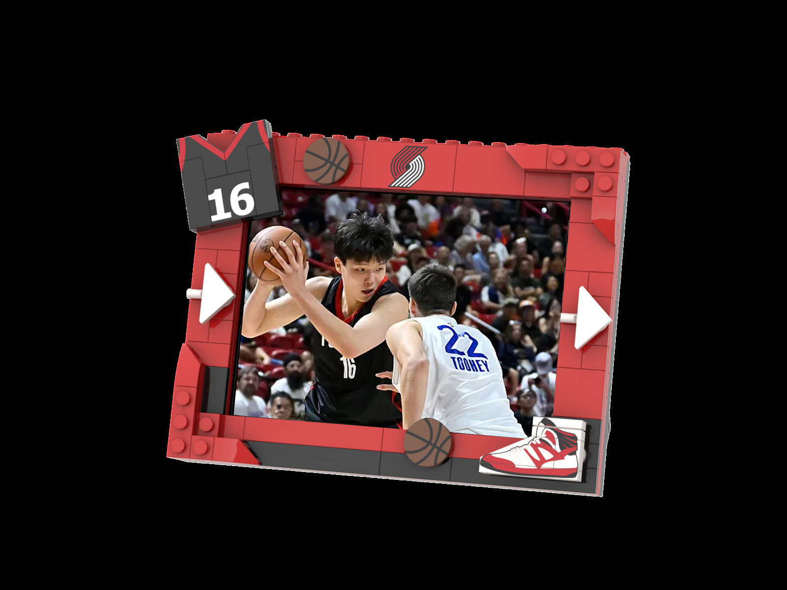 2026 Basketball Team Commemorative Photo Frame Building Blocks