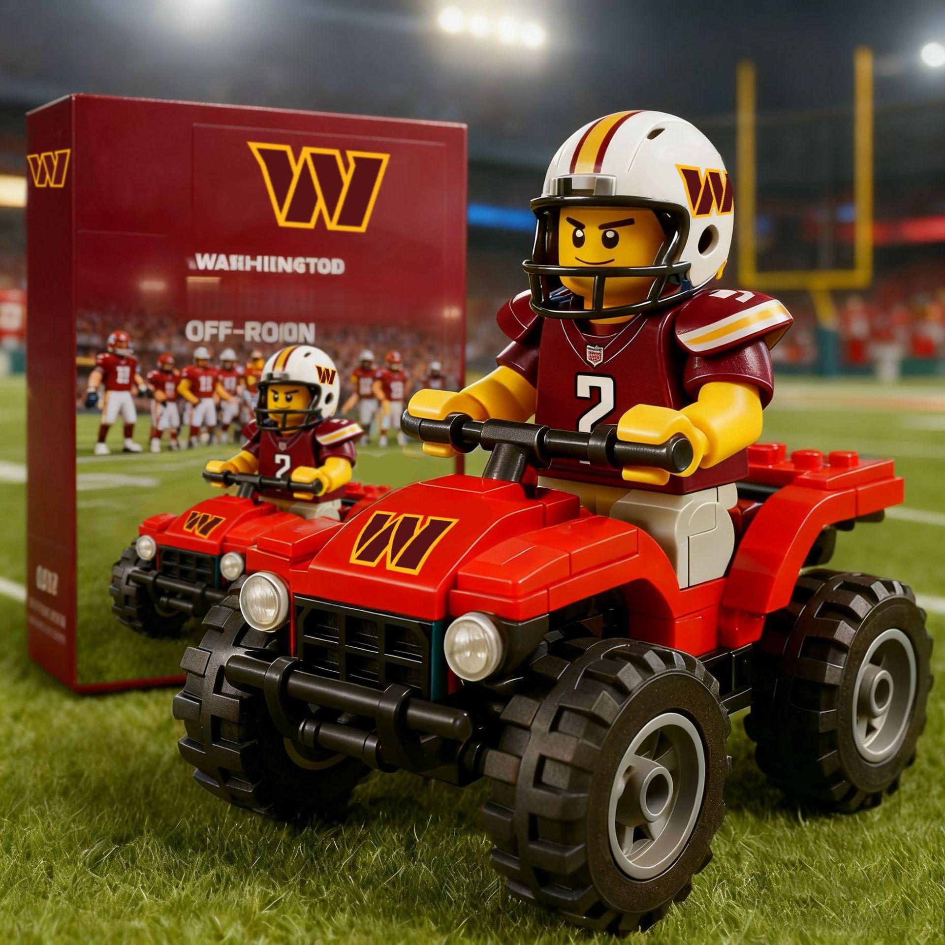 2026 New Football Team All-Terrain Vehicle Building Blocks