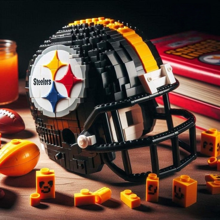 Football Team Helmet Building Blocks