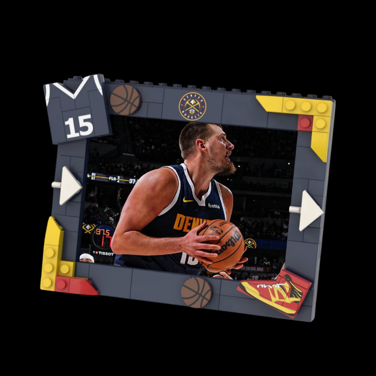 2026 Basketball Team Commemorative Photo Frame Building Blocks