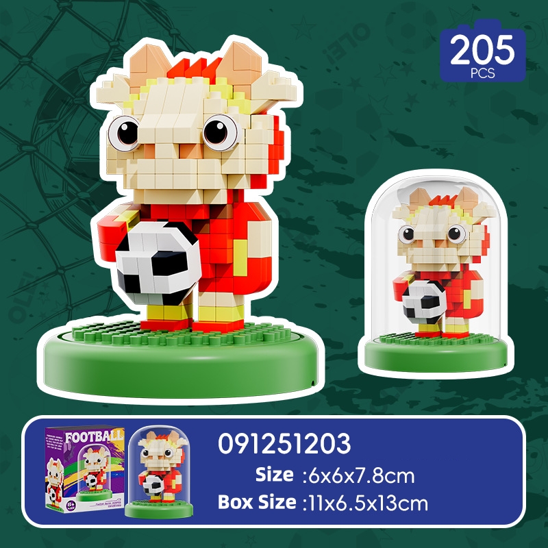 2026 New World Cup Cute Micro Blocks